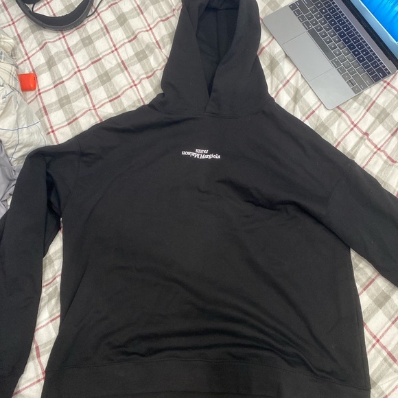 Masion Margiela Upside Down Logo Hoodie - Picture 1 of 4